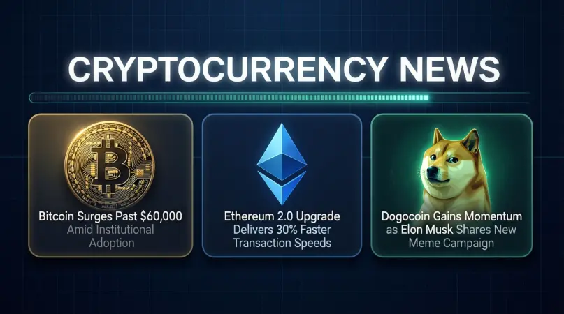 Stay informed with the latest cryptocurrency news, market trends, risks, benefits, and expert tips explained in simple language for all readers.