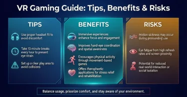 vr gaming guide tips benefits & risks